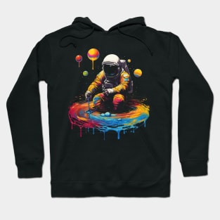 Trippy Psychedelic Astronaut - Universe Creator Hoodie